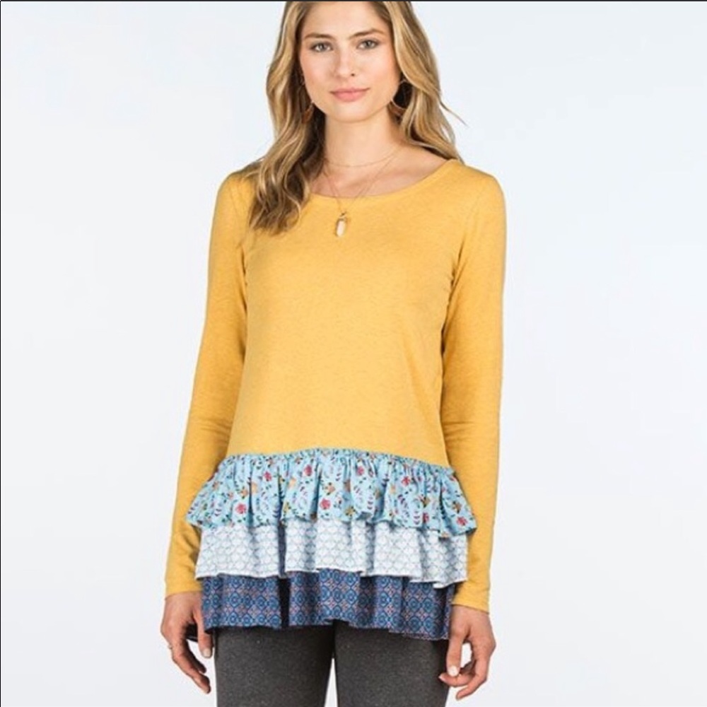 Matilda Jane Small ruffle sweater